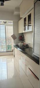 Kitchen Image of 1100 Sq.ft 3 BHK Apartment / Flat for rent in Kopar Khairane Navi Mumbai for Rs. 80000