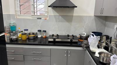 Kitchen Image of 1420 Sq.ft 2 BHK Apartment / Flat for rent in Gachibowli Hyderabad for Rs. 35000