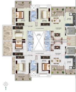Image of 1198 Sq.ft 2 BHK Apartment / Flat for sale in KT Nagar, Nagpur for Rs. 5800000