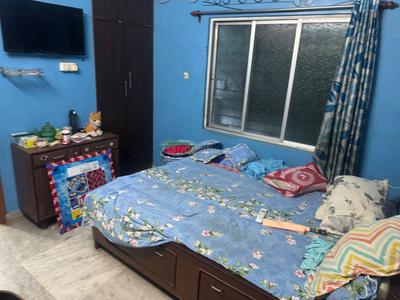 Bedroom Image of 550 Sq.ft 1 BHK Builder Floor for rent in Haltu Kolkata for Rs. 15000