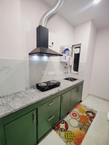 Kitchen Image of 800 Sq.ft 2 BHK Builder Floor for rent in Sector 53 Gurgaon for Rs. 48000