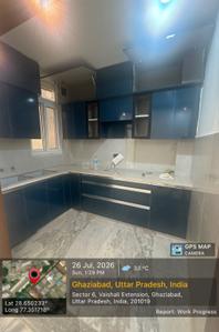 Kitchen Image of 1625 Sq.ft 3 BHK Builder Floor for sale in Vaishali Ghaziabad for Rs. 13700000