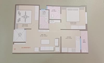 Image of 1254 Sq.ft 2 BHK Apartment / Flat for sale in Kaliawadi, Navsari for Rs. 2500000