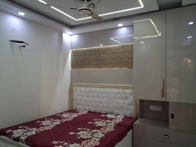 Bedroom Image of 920 Sq.ft 3 BHK Builder Floor for rent in Dwarka Mor New Delhi for Rs. 33000