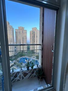 Balcony Image of 500 Sq.ft 1 BHK Apartment / Flat for sale in One Hiranandani Park, Thane West Thane for Rs. 15000000