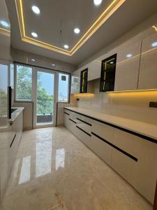 Kitchen Image of 1300 Sq.ft 3 BHK Builder Floor for rent in Ramesh Nagar New Delhi for Rs. 55000