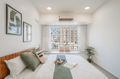 Bedroom Image of 1120 Sq.ft 3 BHK Apartment / Flat for sale in Srishti Synchronicity, Powai Mumbai for Rs. 33500000