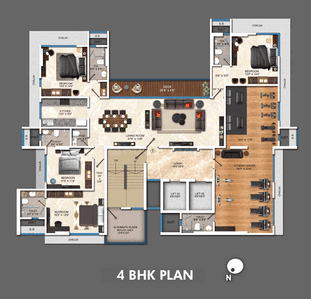 Image of 1289 Sq.ft 3 BHK Apartment / Flat for sale in Dadar East, Mumbai for Rs. 70900000