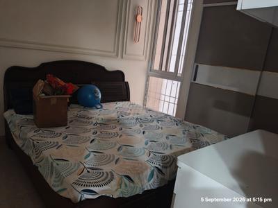 Bedroom Image of 1000 Sq.ft 3 BHK Apartment / Flat for rent in Pradhan Pristine, Bagmugaliya Bhopal for Rs. 35000