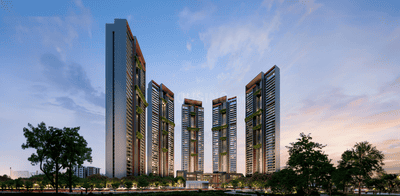 Image of 1075 Sq.ft 2 BHK Apartment / Flat for sale in SPR The Sky Tower 1, Perambur, Chennai for Rs. 11500000