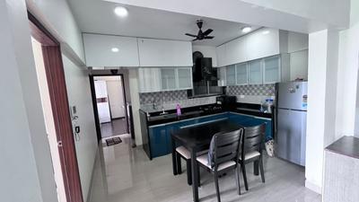 Kitchen Image of 1247 Sq.ft 2 BHK Apartment / Flat for rent in Siddhesh Optimus, Viman Nagar Pune for Rs. 48000