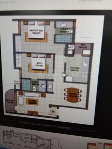 Floor Plan Image of 1140 Sq.ft 2 BHK Apartment / Flat for sale in Sreerosh Midtown, Manjapalam Kannur for Rs. 5500000