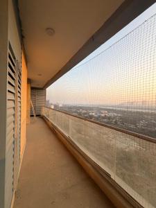 Balcony Image of 2105 Sq.ft 3 BHK Apartment / Flat for rent in Supertech Supernova, Sector 94 Noida for Rs. 69000