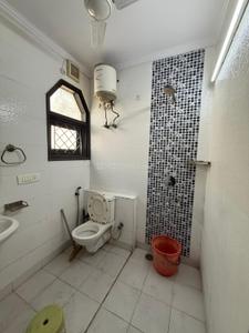 Bathroom Image of 300 Sq.ft 1 RK Builder Floor for rent in Lajpat Nagar New Delhi for Rs. 21000