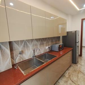 Kitchen Image of 3000 Sq.ft 3 BHK Builder Floor for rent in Sector 46 Gurgaon for Rs. 60000
