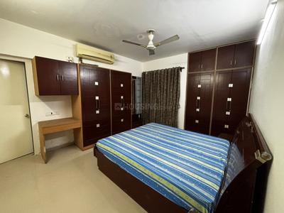 Bedroom Image of 1846 Sq.ft 3 BHK Apartment / Flat for rent in Alembic Samsara, Chhani Jakat Naka Vadodara for Rs. 38000