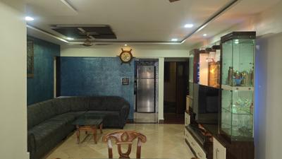 Living Room Image of 1100 Sq.ft 2 BHK Apartment / Flat for rent in Ahuja Harbour Estate, Nerul Navi Mumbai for Rs. 75000