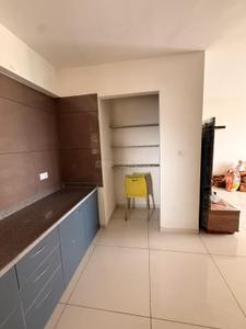 Kitchen Image of 1250 Sq.ft 3 BHK Apartment / Flat for rent in Shree Sharanam Sky, Sargasan Gandhinagar for Rs. 40000