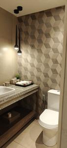 Bathroom Image of 650 Sq.ft 2 BHK Apartment / Flat for sale in Runwal LandsEnd, Kolshet Thane for Rs. 11000000