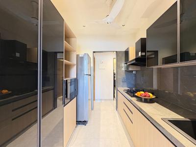 Kitchen Image of 800 Sq.ft 1 BHK Apartment / Flat for sale in Sunraj Solitaire, Dombivli East Thane for Rs. 4500000