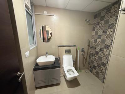Bathroom Image of 984 Sq.ft 1 BHK Apartment / Flat for rent in Brigade Residences, Perungudi Chennai for Rs. 60000
