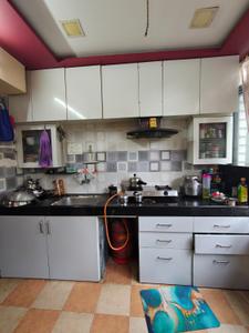 Kitchen Image of 800 Sq.ft 1.5 BHK Apartment / Flat for rent in Anand Nagar, Sinhagad Road Pune for Rs. 17500