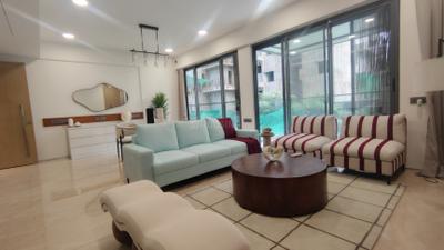 Living Room Image of 1711 Sq.ft 4 BHK Apartment / Flat for sale in Rustomjee Seasons, Bandra East Mumbai for Rs. 119300000