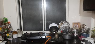Kitchen Image of 800 Sq.ft 1.5 BHK Builder Floor for rent in Karyavattom Thiruvananthapuram for Rs. 6500