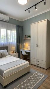 Bedroom Image of 1565 Sq.ft 3 BHK Apartment / Flat for sale in Nellikunnu Thrissur for Rs. 7300000