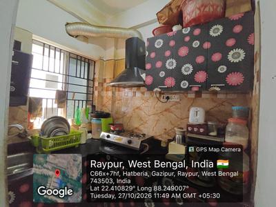 Kitchen Image of 950 Sq.ft 3 BHK Apartment / Flat for sale in Unicorn Lake Life, Joka Kolkata for Rs. 3600000