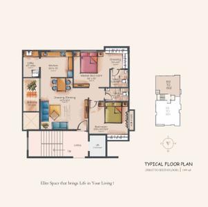 Image of 1500 Sq.ft 3 BHK Apartment / Flat for sale in Pratap Nagar, Nagpur for Rs. 12000000
