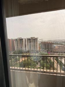Balcony Image of 1665 Sq.ft 3 BHK Apartment / Flat for rent in Shree Sharanam Sky, Sargasan Gandhinagar for Rs. 40000
