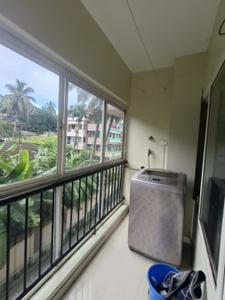 Balcony Image of 1515 Sq.ft 3 BHK Apartment / Flat for rent in Sorake Iris, Bejai Mangalore for Rs. 32000