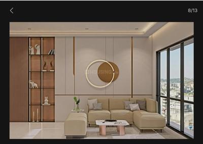 Bedroom Image of 1000 Sq.ft 2 BHK Apartment / Flat for sale in Arihant Amara Sky, Sion Mumbai for Rs. 16800000