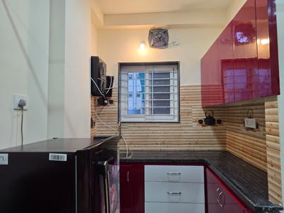Kitchen Image of 580 Sq.ft 1 RK Apartment / Flat for rent in Kondapur Hyderabad for Rs. 17500