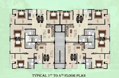 Image of 1165 Sq.ft 3 BHK Apartment / Flat for sale in Kahilipara, Guwahati for Rs. 4893000