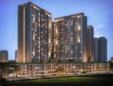 Image of 1040 Sq.ft 2 BHK Apartment / Flat for sale in Intofinity Kohinoor Anantara, Pimpri, Pune for Rs. 8400000