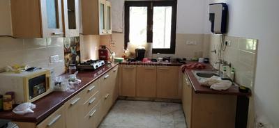 Kitchen Image of 750 Sq.ft 2 BHK Builder Floor for rent in Sector 3 Rohini New Delhi for Rs. 14000