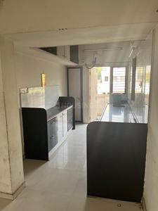 Kitchen Image of 1550 Sq.ft 3 BHK Apartment / Flat for rent in Shaligram Prime, South Bopal Ahmedabad for Rs. 25000