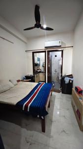 Bedroom Image of 350 Sq.ft 1 RK Builder Floor for rent in Sector 122 Noida for Rs. 17000