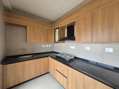 Kitchen Image of 1100 Sq.ft 2 BHK Apartment / Flat for rent in Sobha Dream Gardens, Thanisandra Bengaluru for Rs. 36000