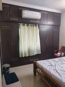 Bedroom Image of 1450 Sq.ft 2 BHK Apartment / Flat for rent in Hitech City Hyderabad for Rs. 37000