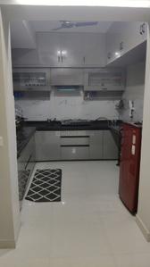 Kitchen Image of 1950 Sq.ft 3 BHK Apartment / Flat for rent in Veetrag City, Pal Gaon Jodhpur for Rs. 25000
