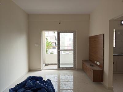 Living Room Image of 690 Sq.ft 1 BHK Apartment / Flat for rent in Kaggadasapura Bengaluru for Rs. 30000