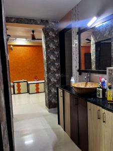 Kitchen Image of 1000 Sq.ft 2 BHK Apartment / Flat for rent in Shanti Sagar Apartment, Vashi Navi Mumbai for Rs. 42000