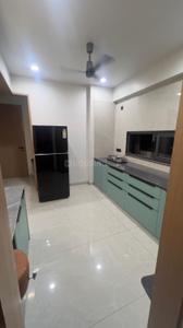 Kitchen Image of 1300 Sq.ft 3 BHK Apartment / Flat for rent in Shivalik Green View, Shantigram Ahmedabad for Rs. 80000
