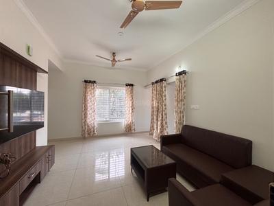 Hall Image of 650 Sq.ft 1 BHK Apartment / Flat for rent in Domlur Layout Bengaluru for Rs. 55000
