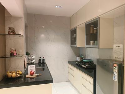 Kitchen Image of 639 Sq.ft 1 BHK Apartment / Flat for sale in Runwal Garden City Cluster 11 Tower 1 2, Dombivli East Thane for Rs. 4500000