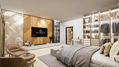 Bedroom Image of 1100 Sq.ft 3 BHK Apartment / Flat for sale in Evermark The Ethereal, Preet Colony Zirakpur for Rs. 13800000