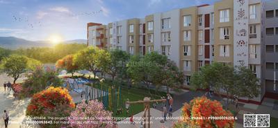 Image of 450 Sq.ft 1 BHK Apartment / Flat for sale in Palghar, Mumbai for Rs. 1440100